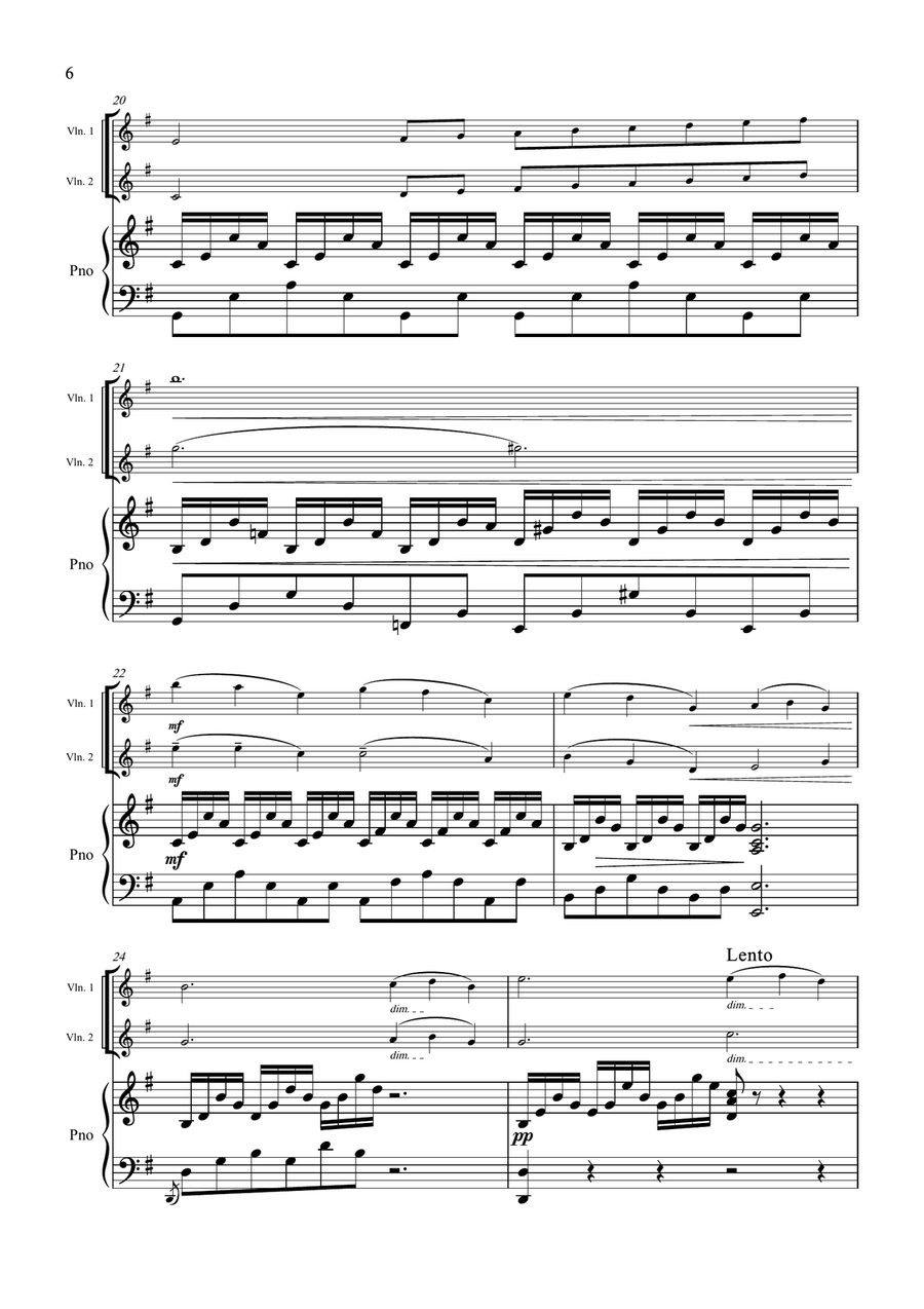 The Swan from The Carnival of The Animals String Duet scores gallery preview page 6