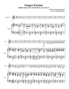 Semper Paratus - for Horn in F with Piano Accompaniment Piano scores gallery preview page 3