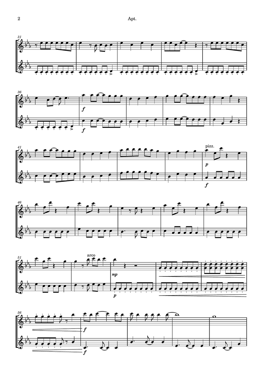 Apt. Flute Duet scores gallery preview page 2