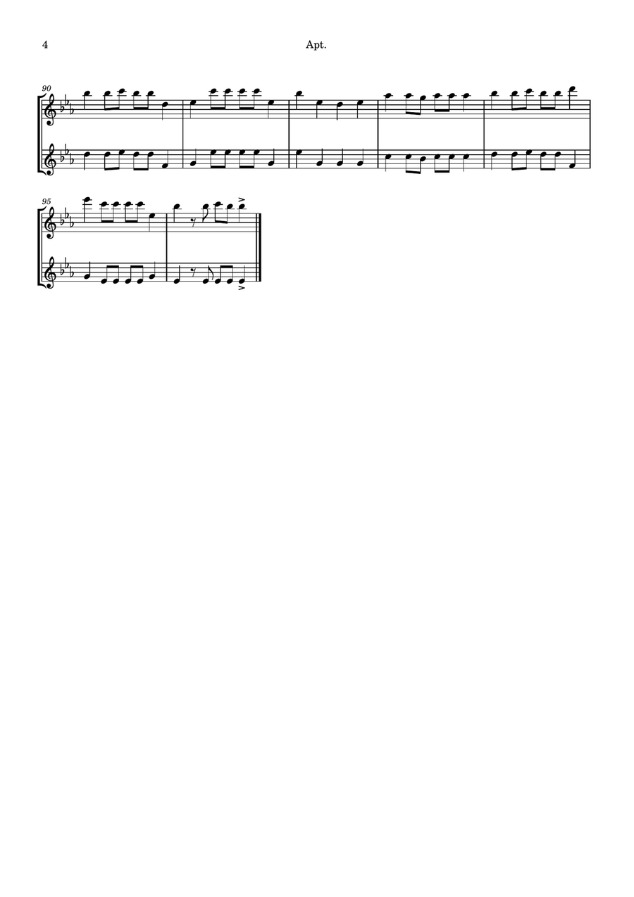 Apt. Flute Duet scores gallery preview page 4