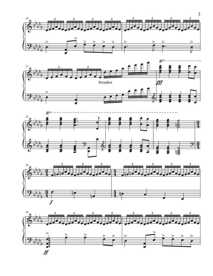 As the Deer with The Swan by Saint-Saens Piano Solo scores gallery preview page 3