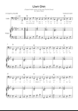 Llwn Onn - Cello & Piano in Bb Major With Lyrics & Chords (Traditional lyrics of the original Welsh)