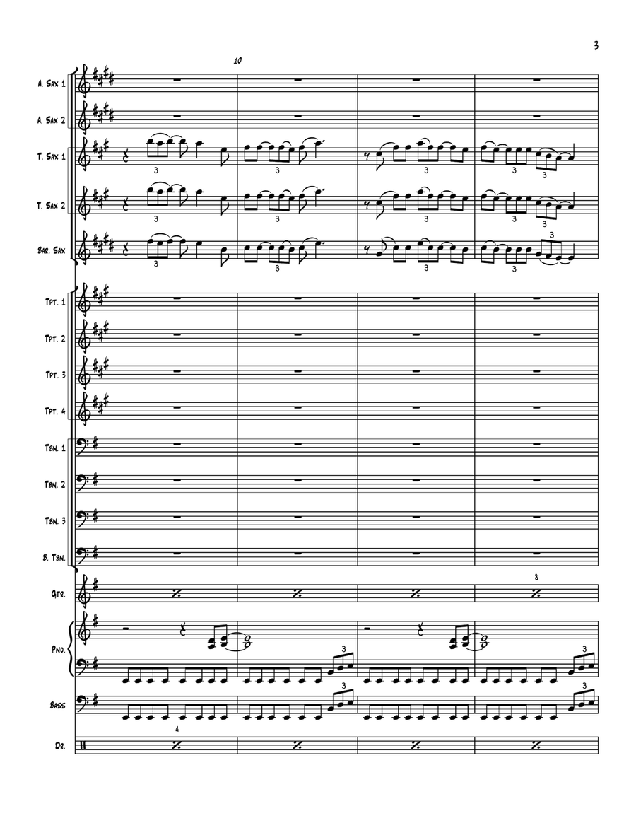 Black Velvet Black Velvet Jazz Ensemble scores gallery preview page 3