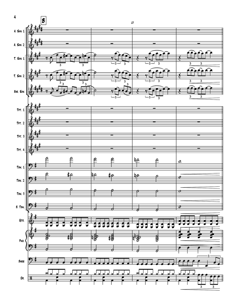 Black Velvet Black Velvet Jazz Ensemble scores gallery preview page 4