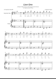 Llwn Onn - Soprano Sax & Piano in F Major With Lyrics & Chords (Trad.lyrics of the original Welsh)