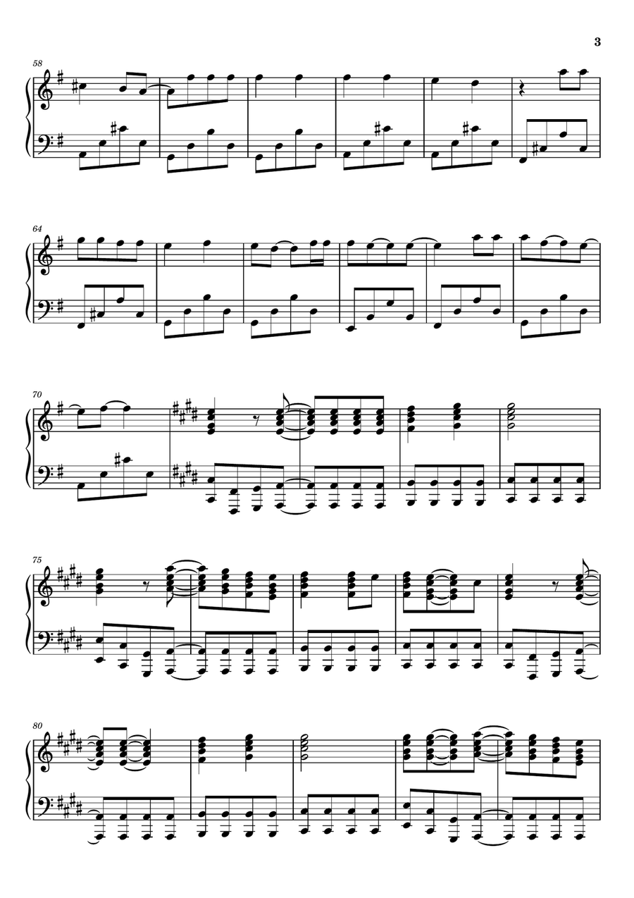 Heaven Is A Place On Earth Piano Solo scores gallery preview page 3