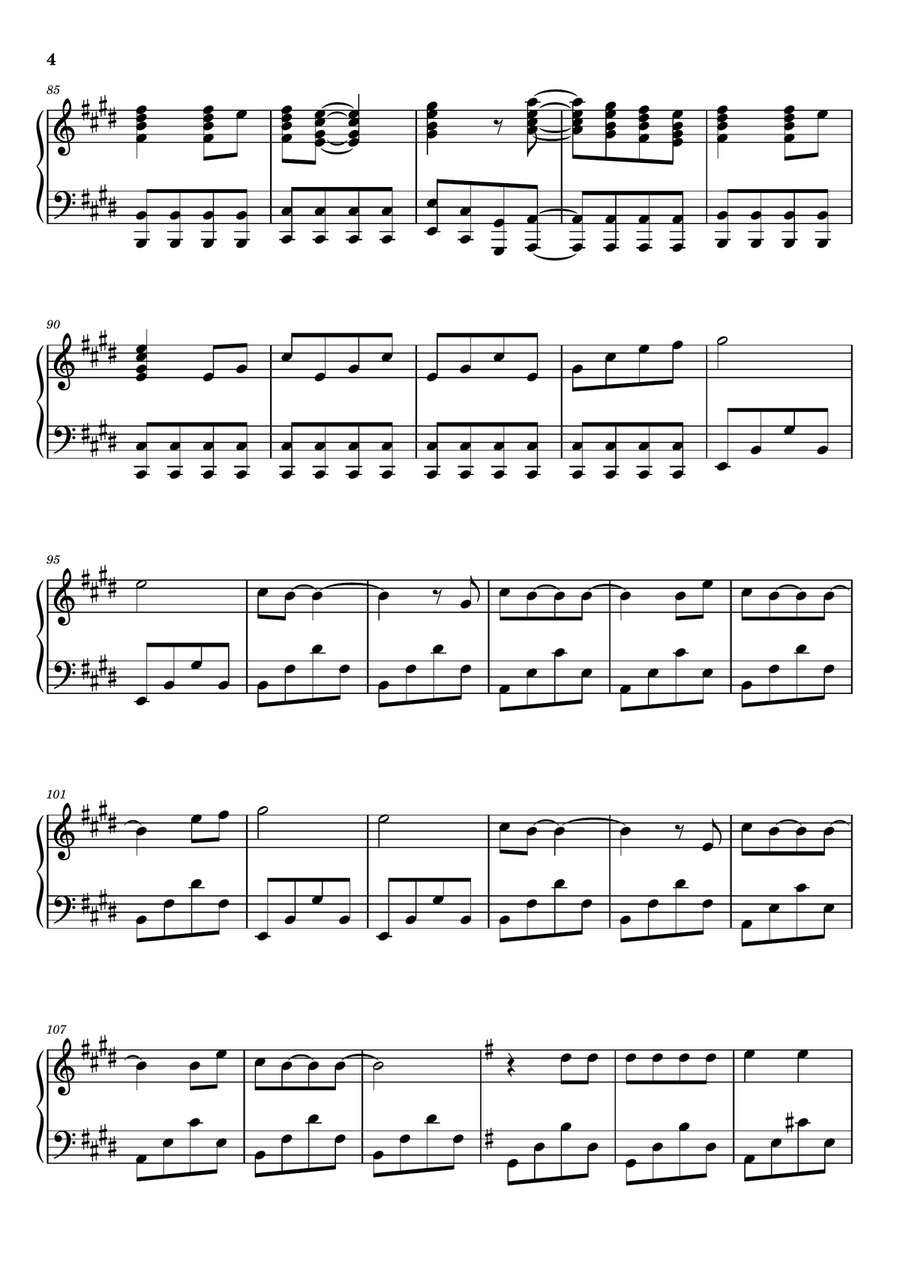 Heaven Is A Place On Earth Piano Solo scores gallery preview page 4