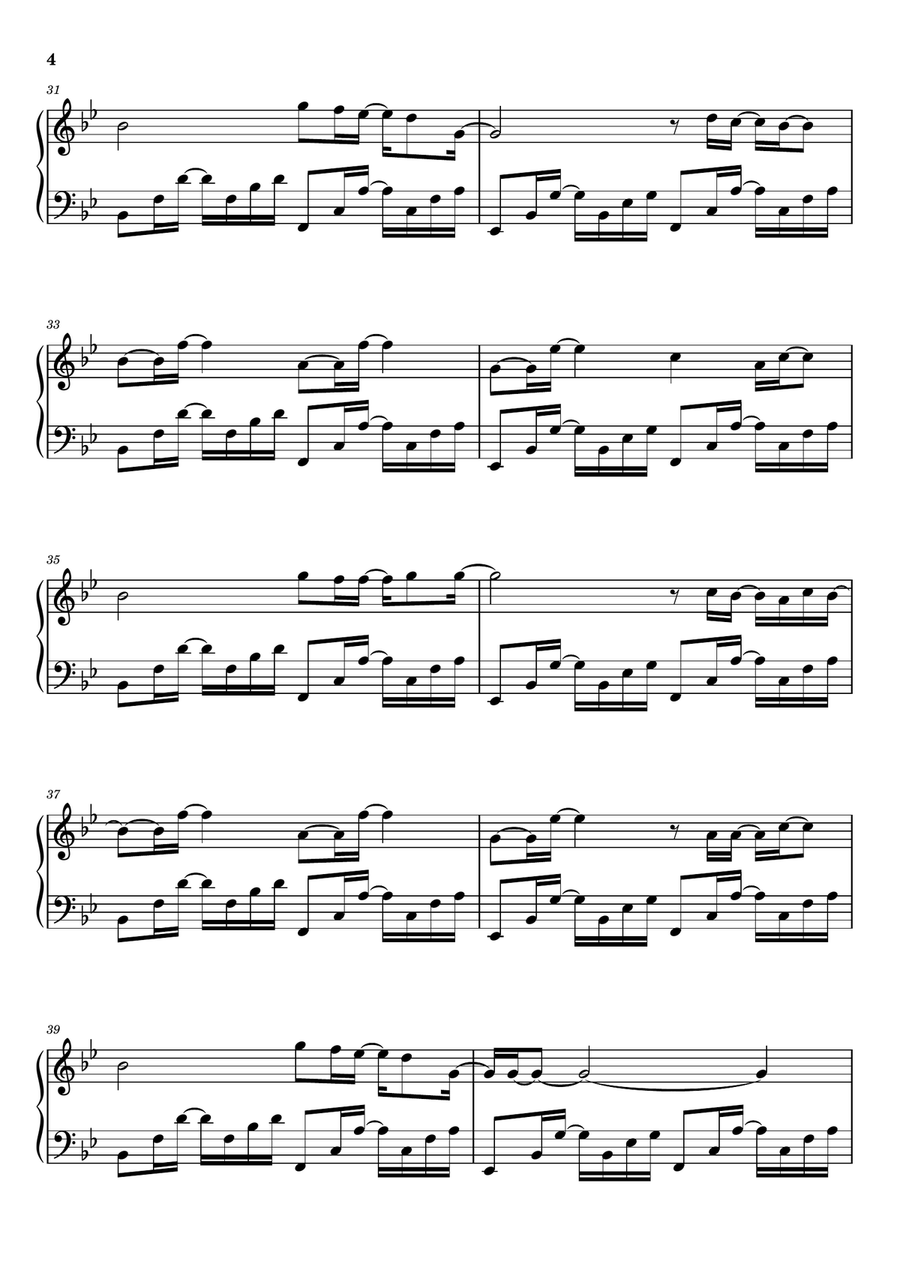As I Lay Me Down As I Lay Me Down Piano Solo scores gallery preview page 4