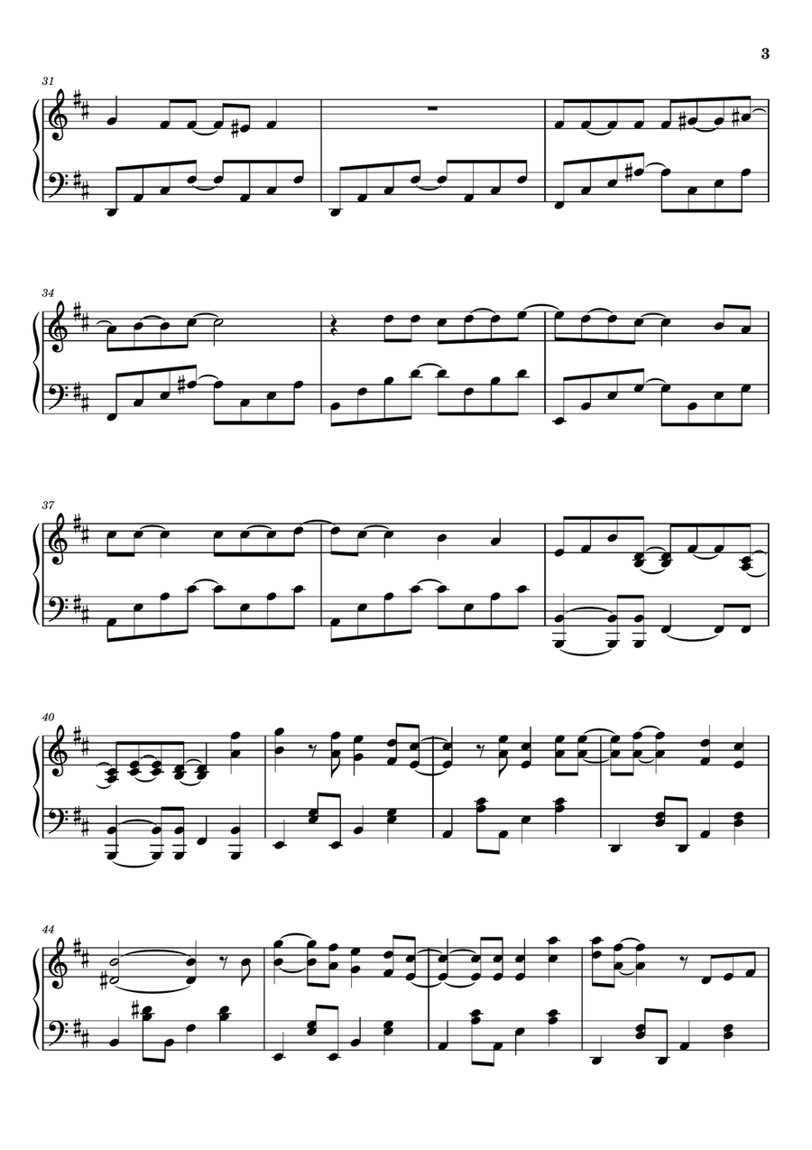 Casablanca Casablanca Piano Solo scores gallery preview page 3