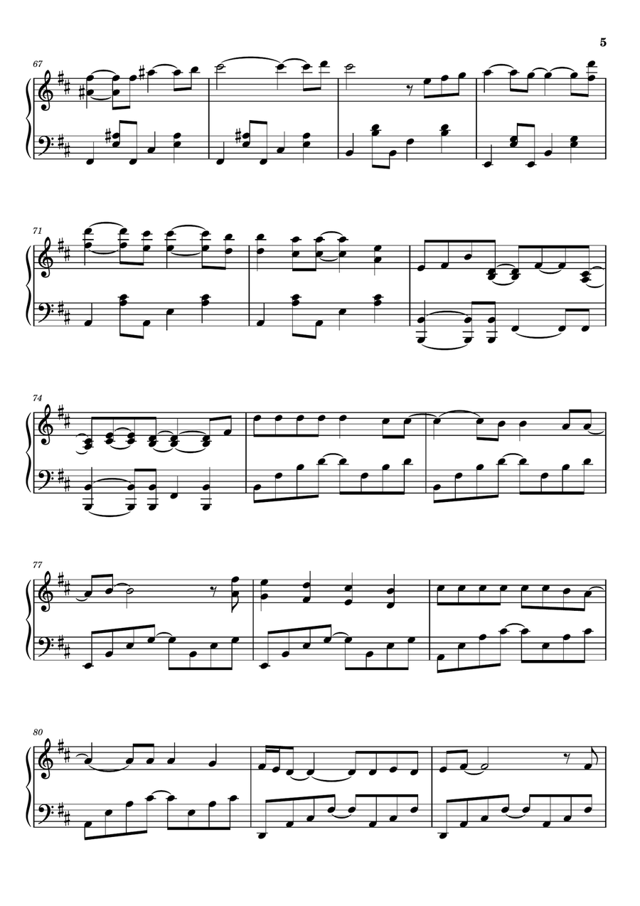 Casablanca Casablanca Piano Solo scores gallery preview page 5
