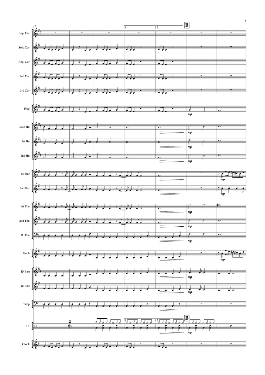 Can't Get You Out Of My Head Brass Band scores gallery preview page 4