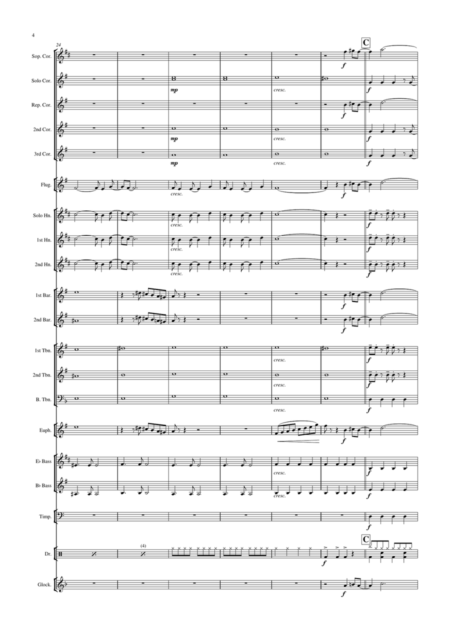 Can't Get You Out Of My Head Brass Band scores gallery preview page 5