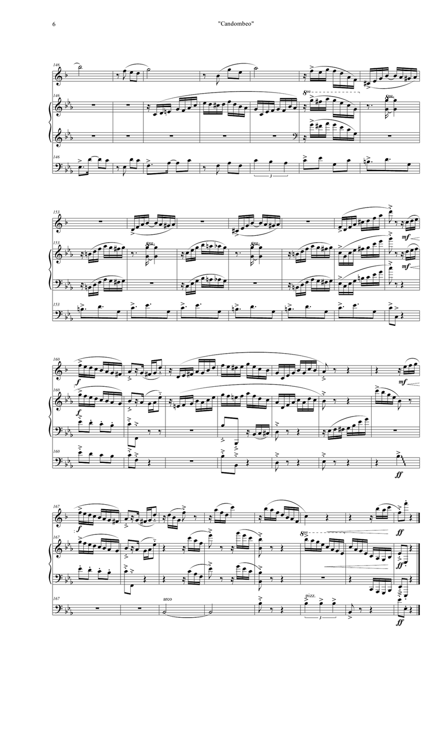 Candombeo Piano Trio scores gallery preview page 6