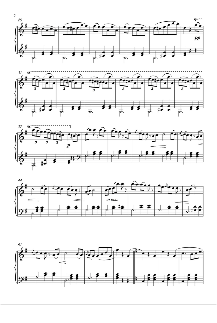 Valse de l'Aurore - Friedrich Burgmüller Piano Solo scores gallery preview page 2