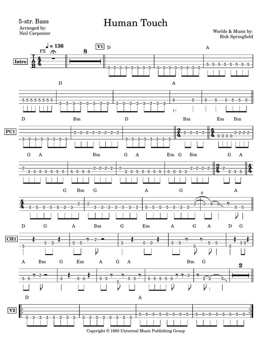 Human Touch Human Touch Acoustic Guitar scores gallery preview page 2