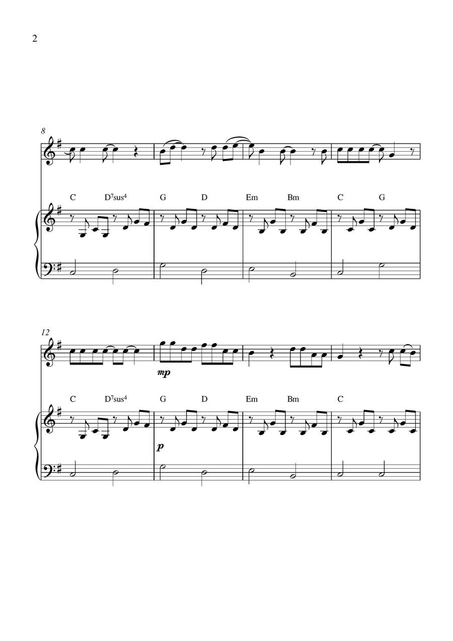 Over You Over You Flute Solo scores gallery preview page 2