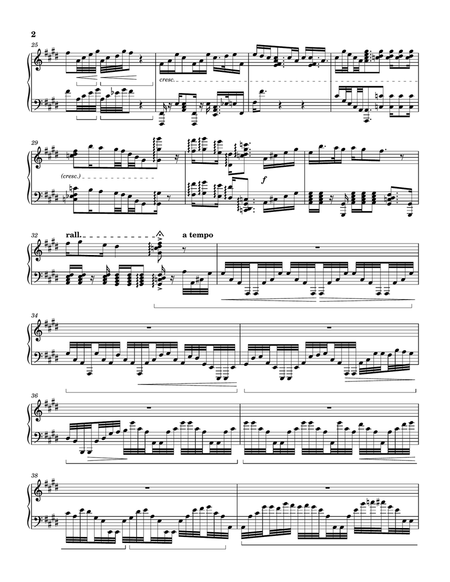 On Earth As It Is In Heaven Piano Solo scores gallery preview page 2