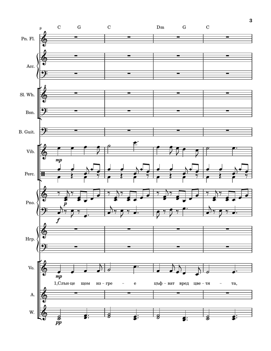 Лазарките - Score Only Лазарките - Score Only Chamber Orchestra scores gallery preview page 3