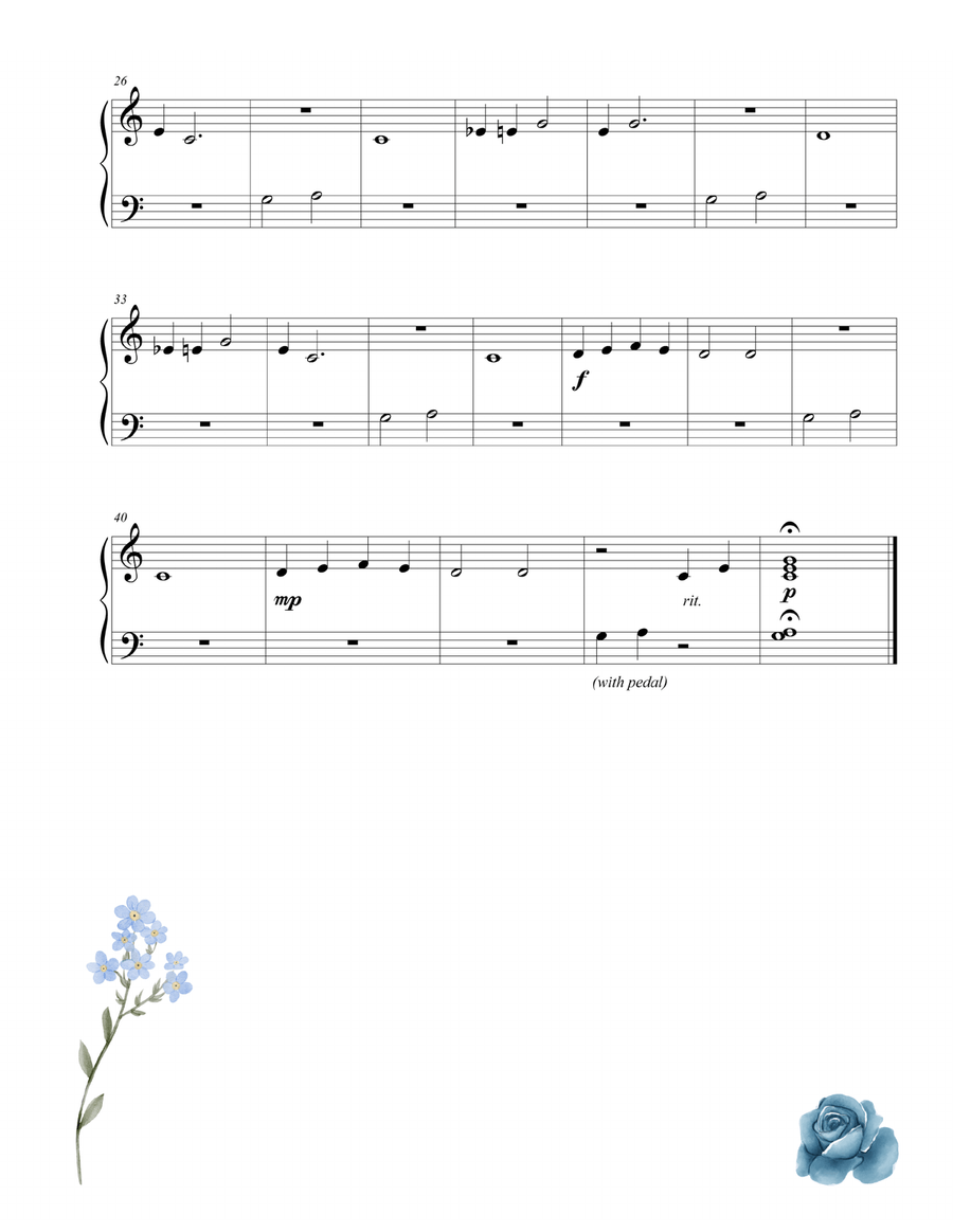 Dancing Flowers (Easy and More Advanced Piano) Piano Method scores gallery preview page 2