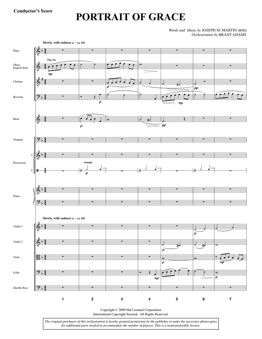 The Lenten Sketches - Score Chamber Orchestra scores gallery preview page 1