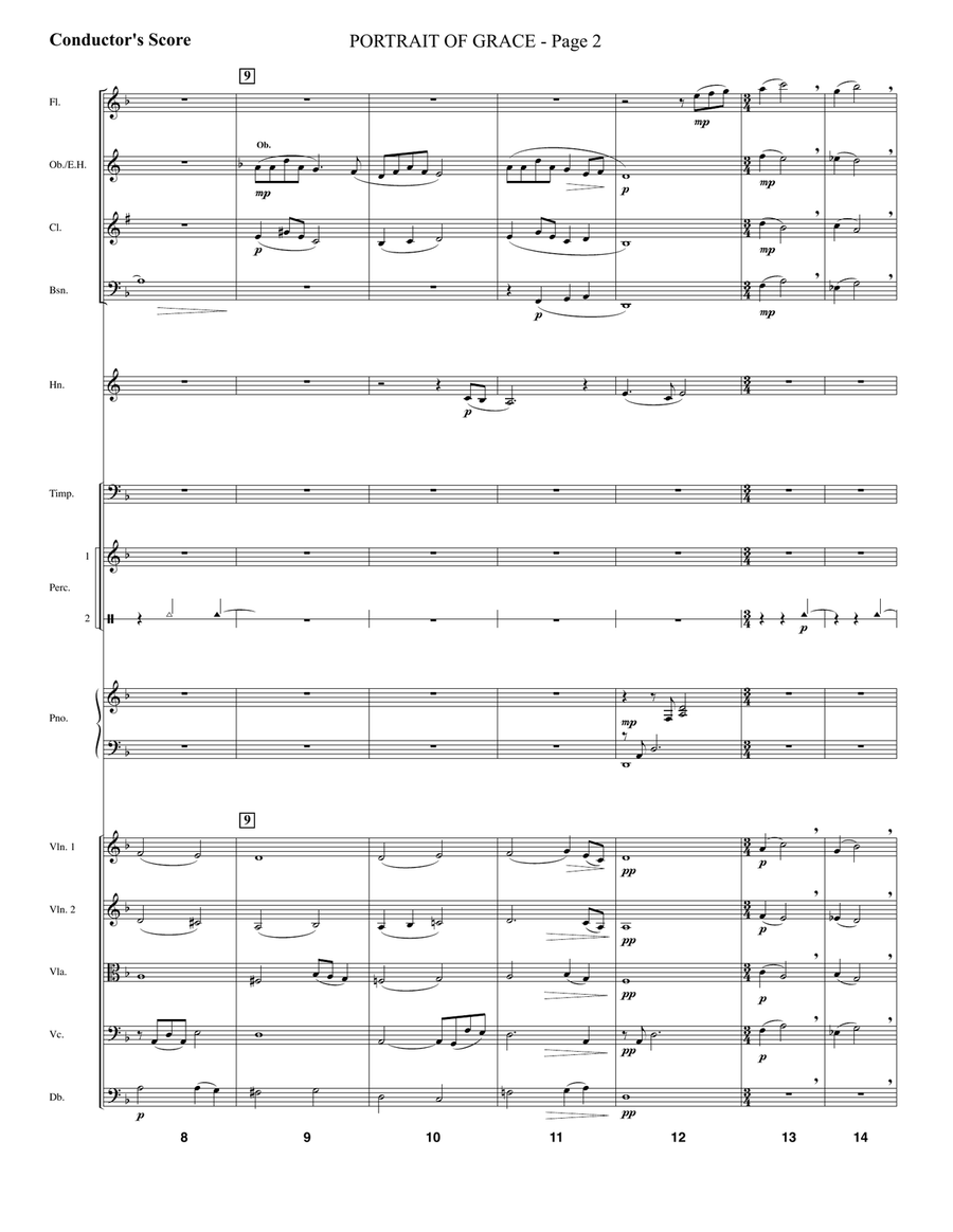 The Lenten Sketches - Score Chamber Orchestra scores gallery preview page 2