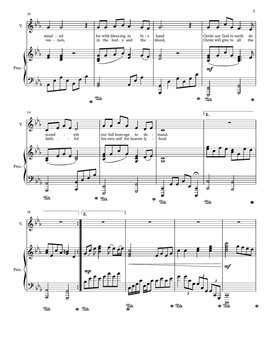 Let All Mortal Flesh Keep Silence Voice scores gallery preview page 2