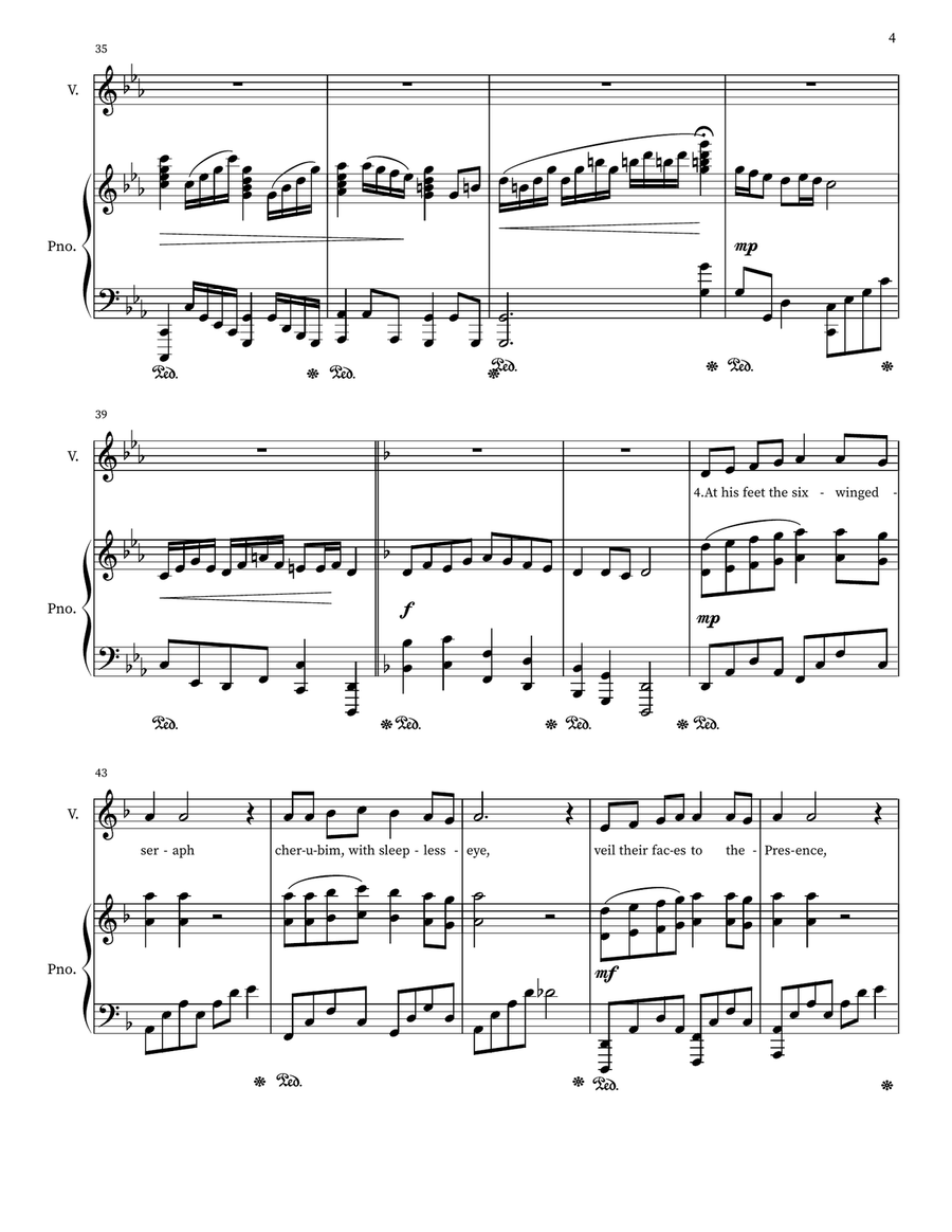 Let All Mortal Flesh Keep Silence Voice scores gallery preview page 4