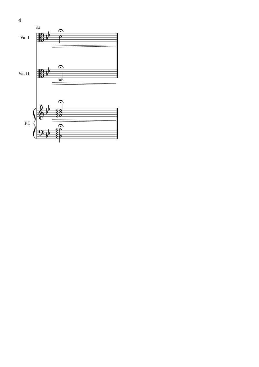 Bridal Chorus. R. Wagner - Viola Duet and Piano. Score and Parts. String Duet scores gallery preview page 4