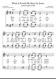 What A Friend We Have In Jesus LARGE PRINT Hymn Book Version