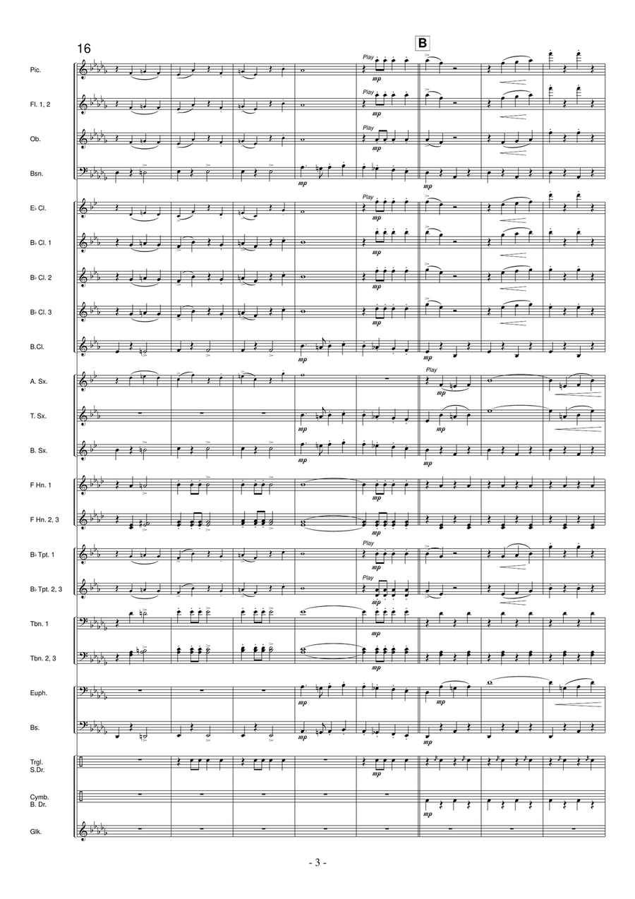 Colonel Bogey (March) Concert Band scores gallery preview page 5