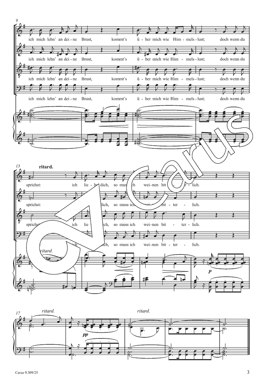 Wenn ich in deine Augen seh 4-Part scores gallery preview page 4