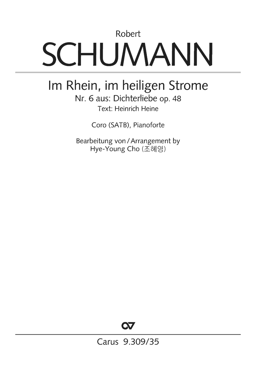 Im Rhein, im heiligen Strome 4-Part scores gallery preview page 2