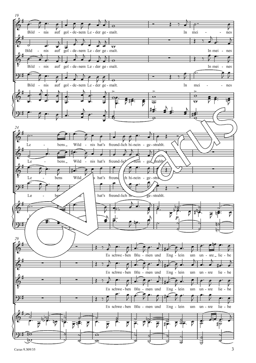 Im Rhein, im heiligen Strome 4-Part scores gallery preview page 4