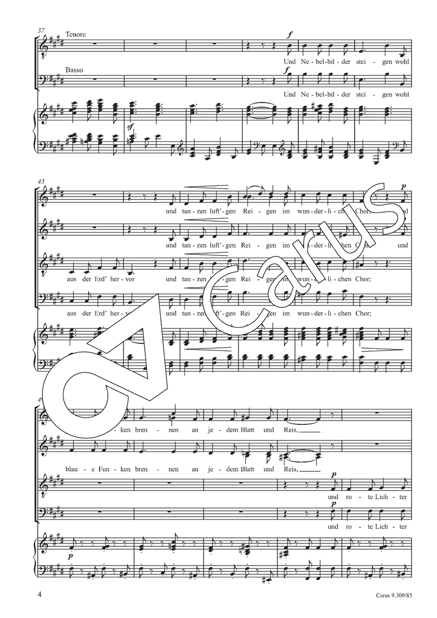Aus alten Märchen Aus alten Märchen 4-Part scores gallery preview page 5