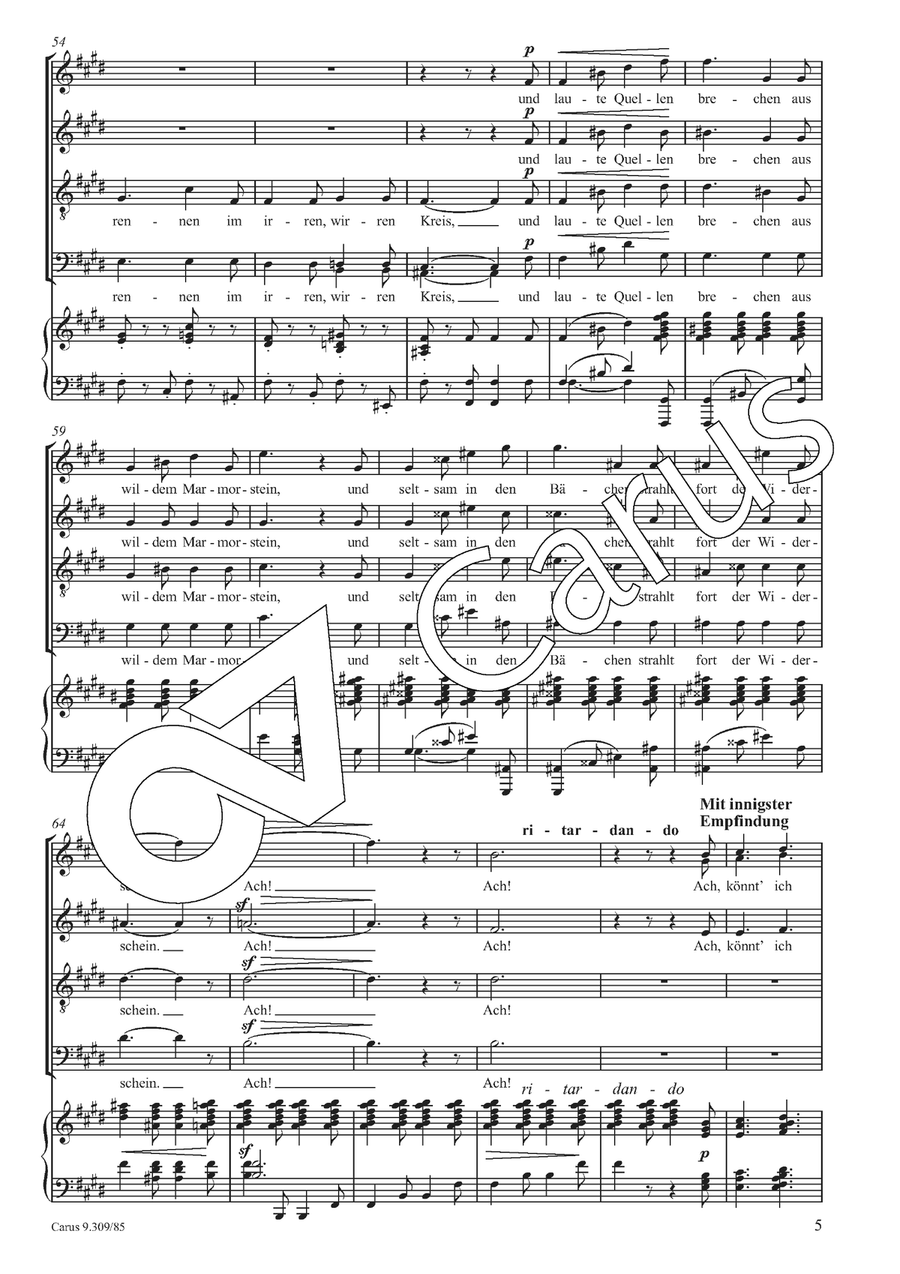 Aus alten Märchen Aus alten Märchen 4-Part scores gallery preview page 6