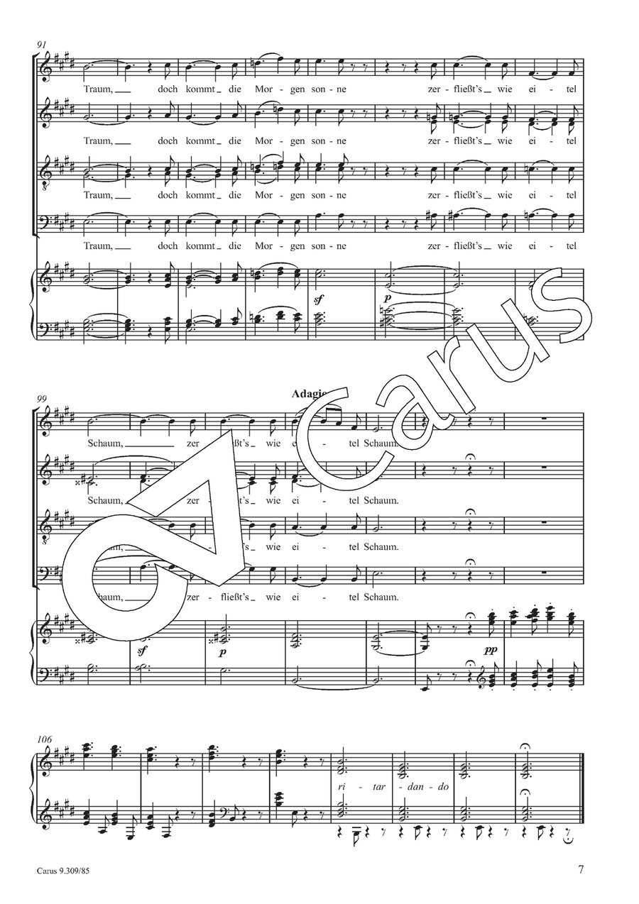 Aus alten Märchen Aus alten Märchen 4-Part scores gallery preview page 8