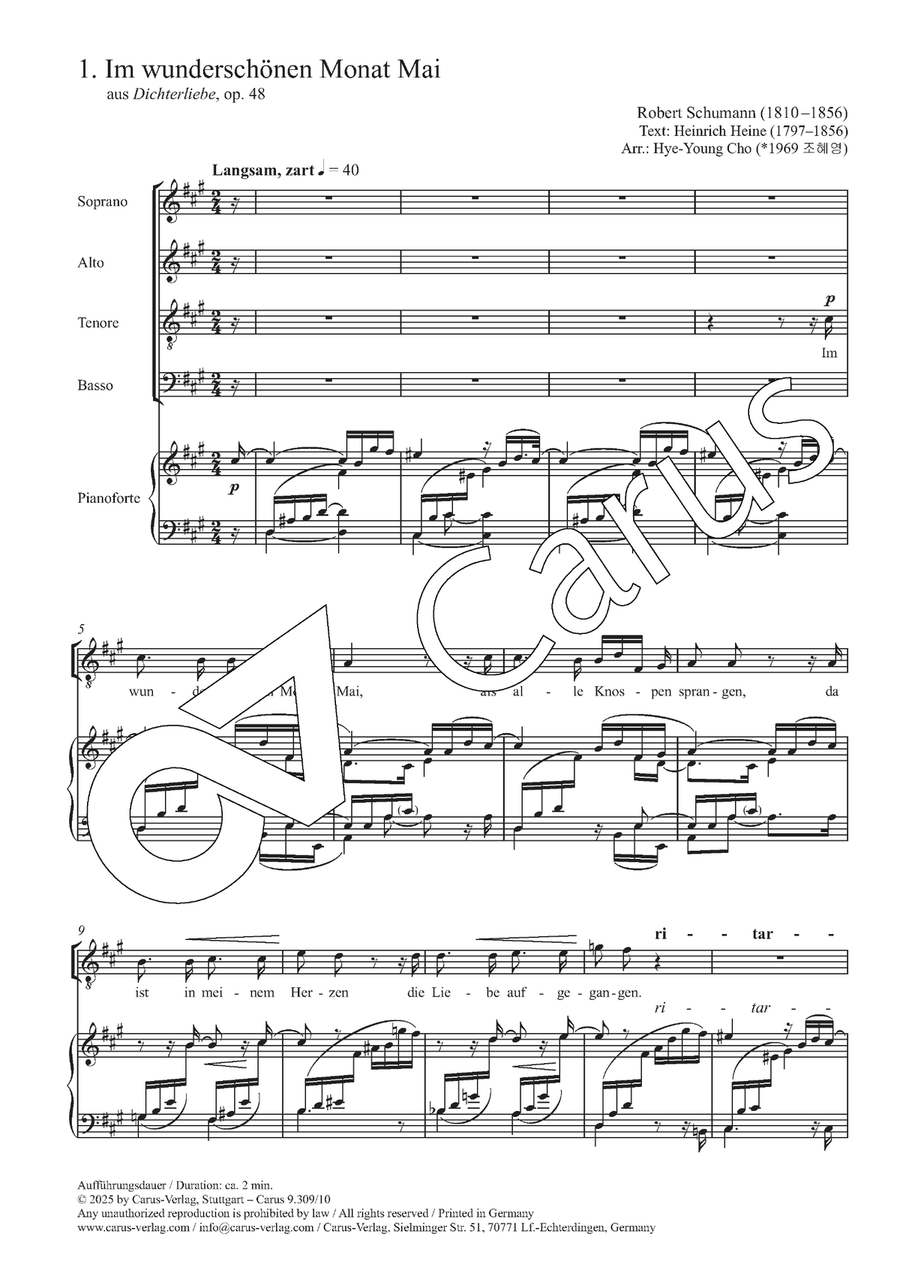 Im wunderschönen Monat Mai 4-Part scores gallery preview page 3