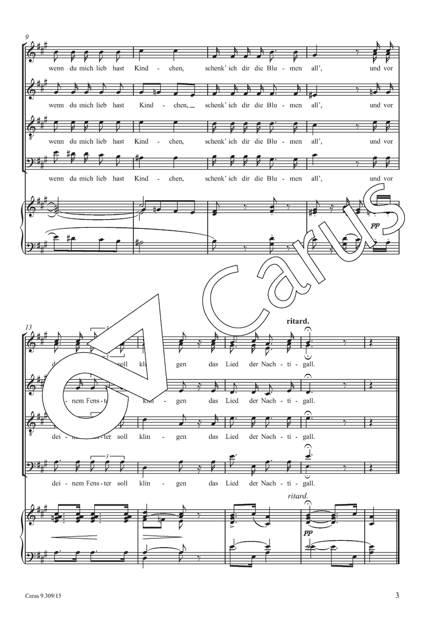 Aus meinen Tränen spriessen 4-Part scores gallery preview page 4