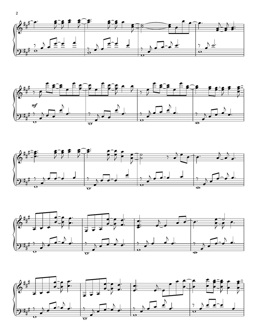 Together Without You Together Without You Piano Solo scores gallery preview page 2