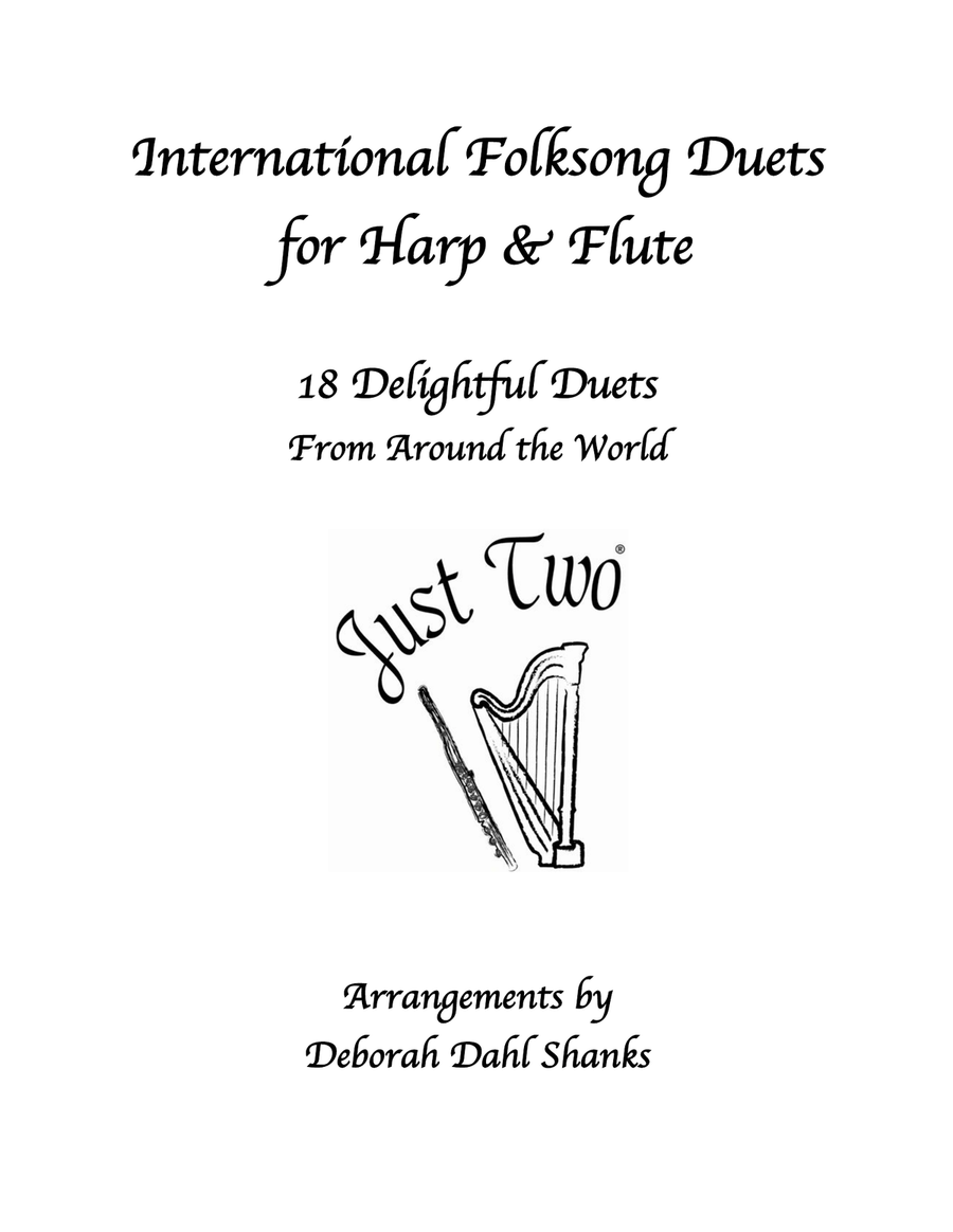 International Folksongs for Harp & Flute Flute scores gallery preview page 1