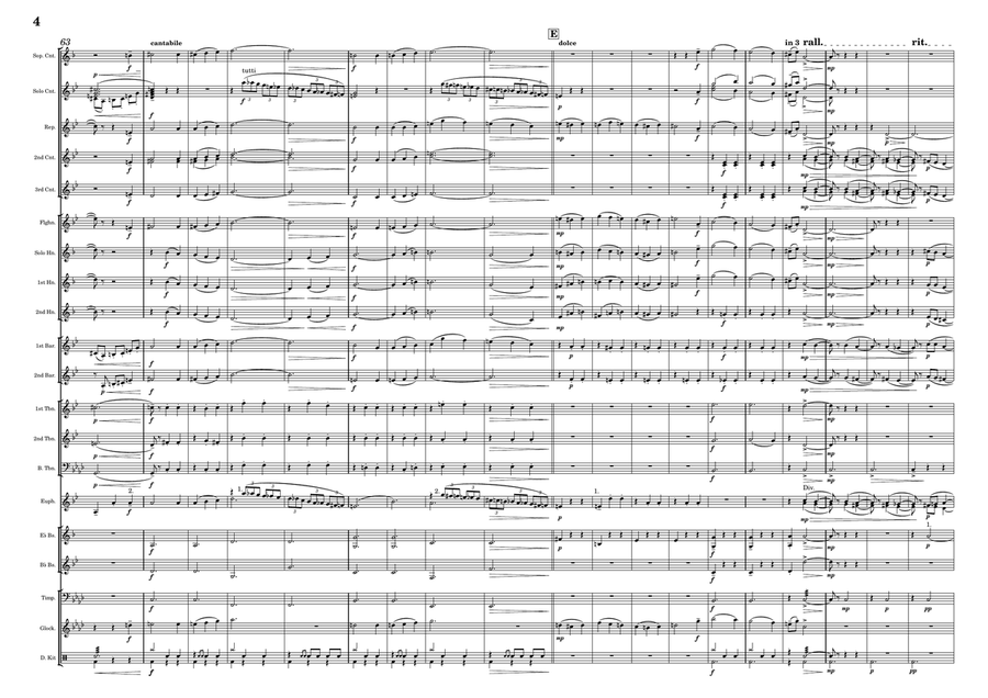 Merry-Go-Round Of Life Brass Band scores gallery preview page 4