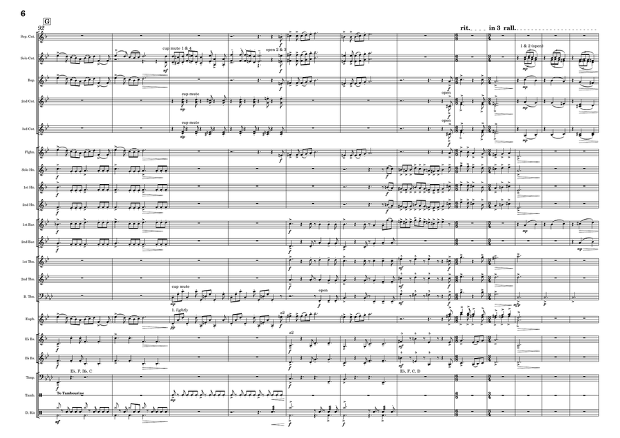 Merry-Go-Round Of Life Brass Band scores gallery preview page 6