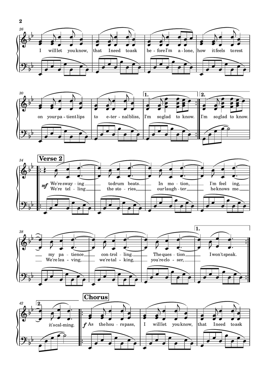 After Dark After Dark Piano Solo scores gallery preview page 2