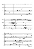 Smokin' Out The Window String Quartet scores gallery preview page 3