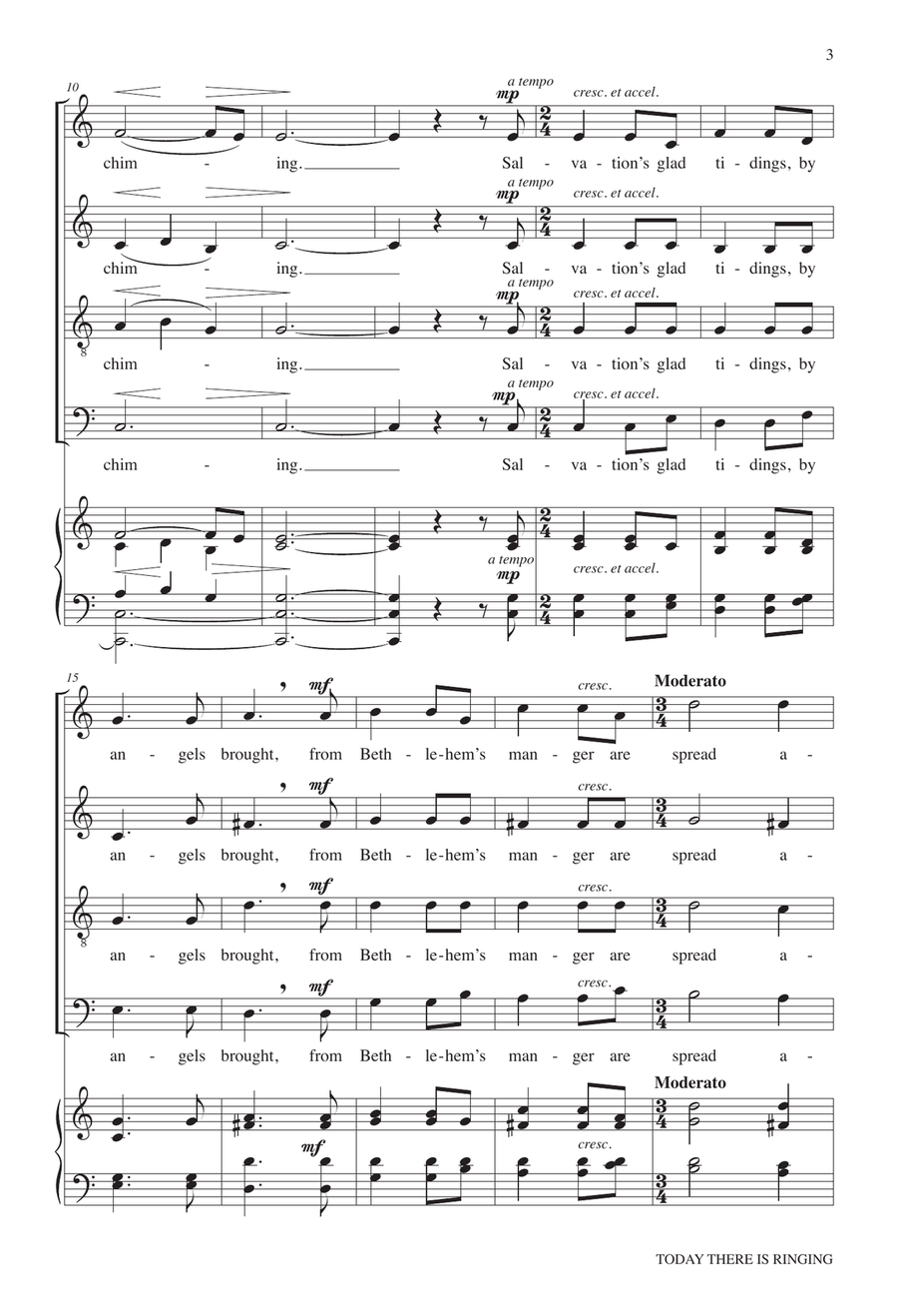 Today There Is Ringing Today There Is Ringing 4-Part scores gallery preview page 3