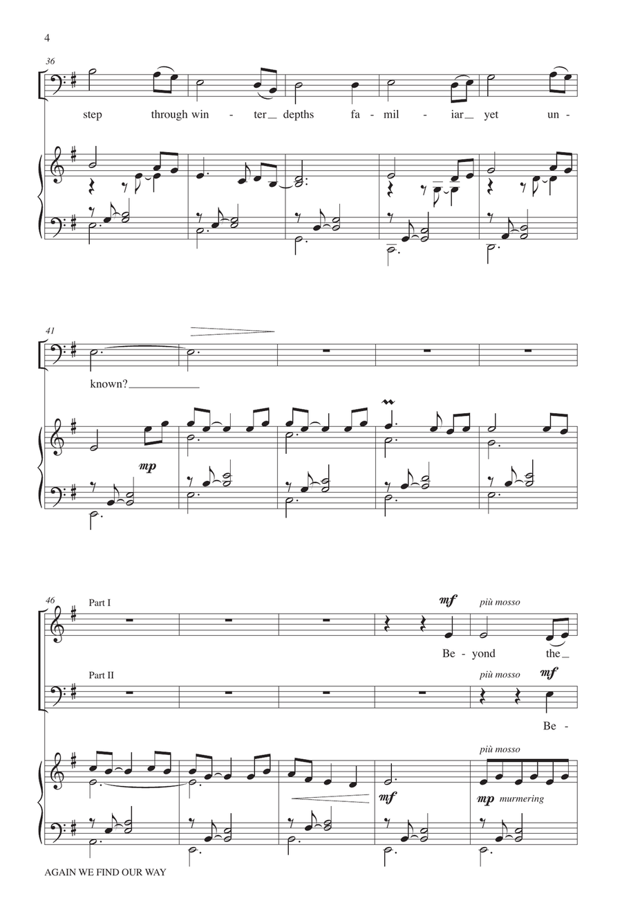 Again We Find Our Way Again We Find Our Way 2-Part scores gallery preview page 4