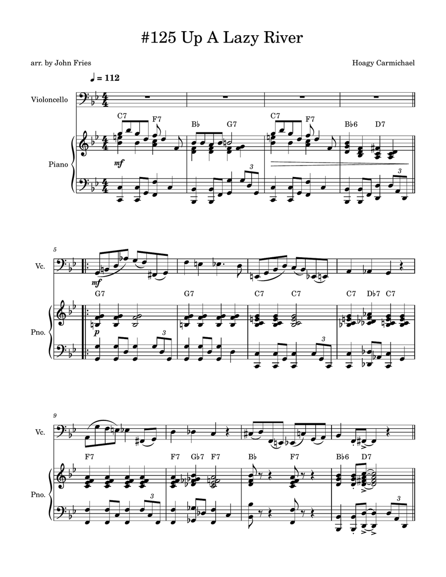 Lazy River Lazy River Piano scores gallery preview page 1