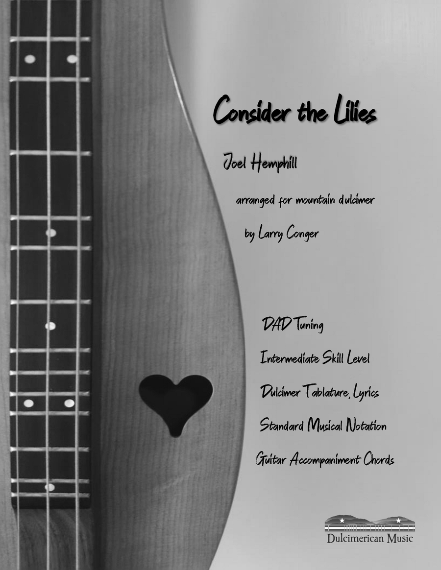 Consider The Lilies Dulcimer scores gallery preview page 1