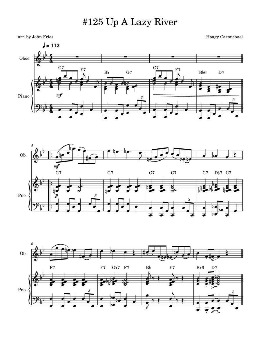 Lazy River Lazy River Piano scores gallery preview page 1