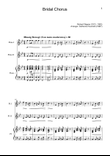 Bridal Chorus. R. Wagner - Flute Duet and Piano. Score and Parts.